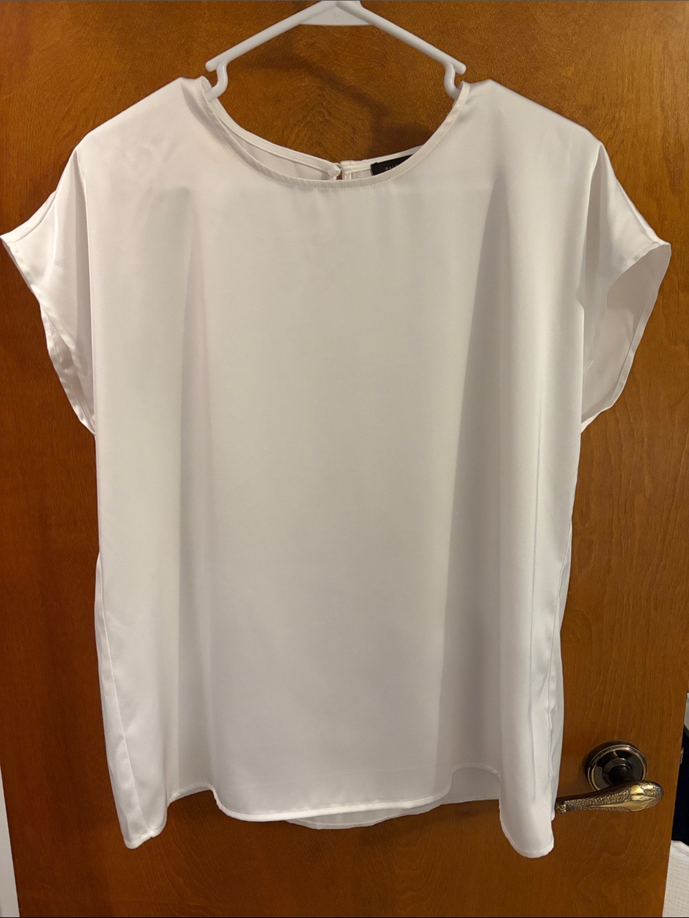 Nordstrom Halogen white cap sleeve blouse
